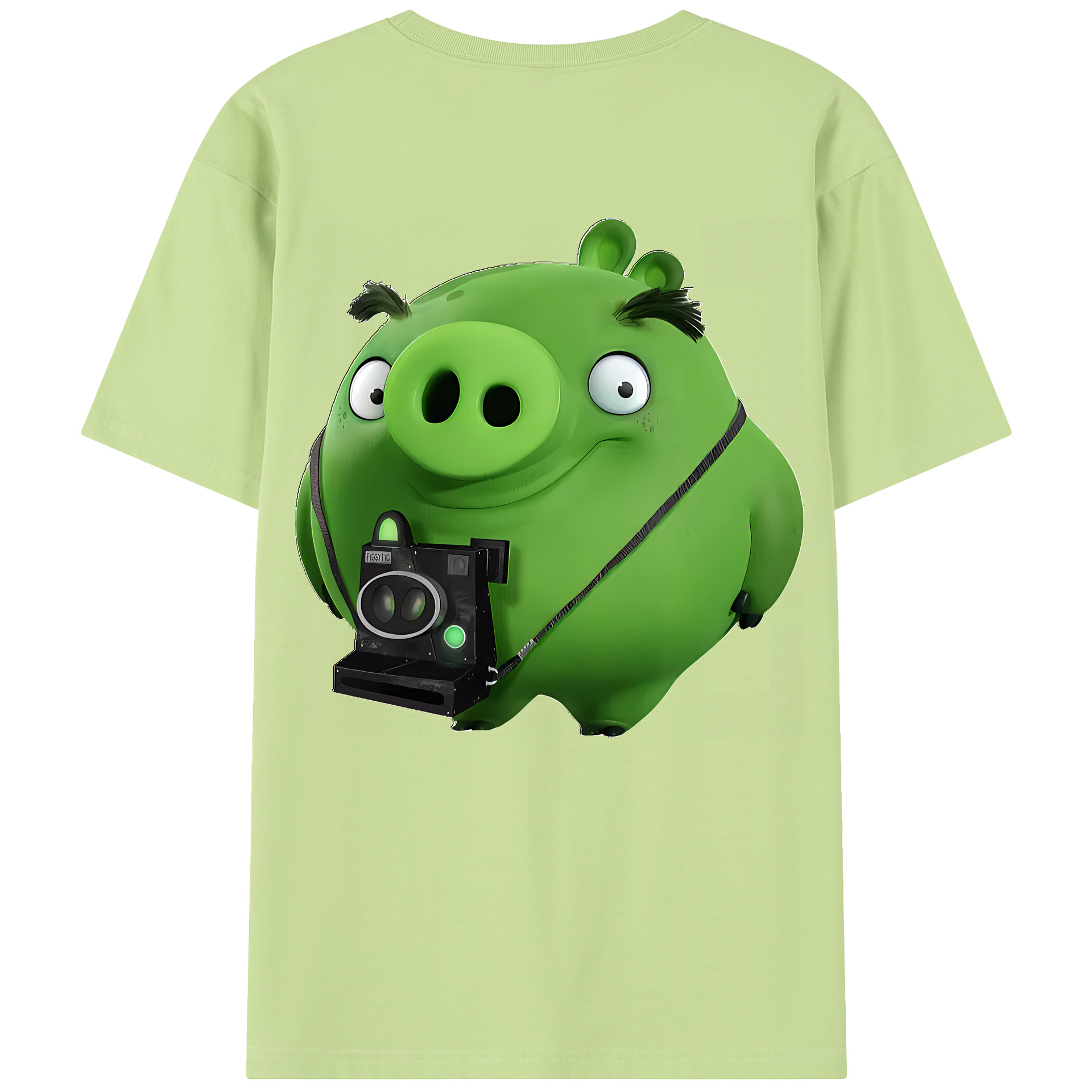 （画像用） Angry Birds アングリーバード 綿100％半袖Tシャツ（背面プリント）